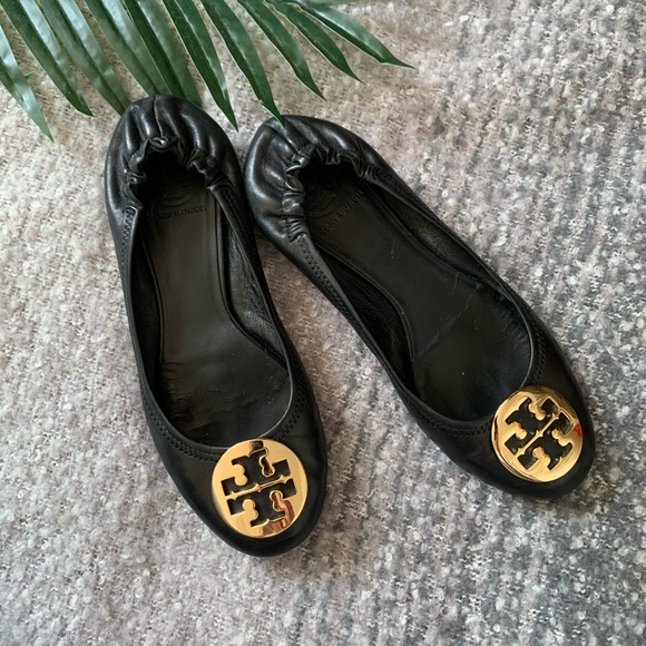 Tory Burch Shoes - Tory Burch • Black Flats